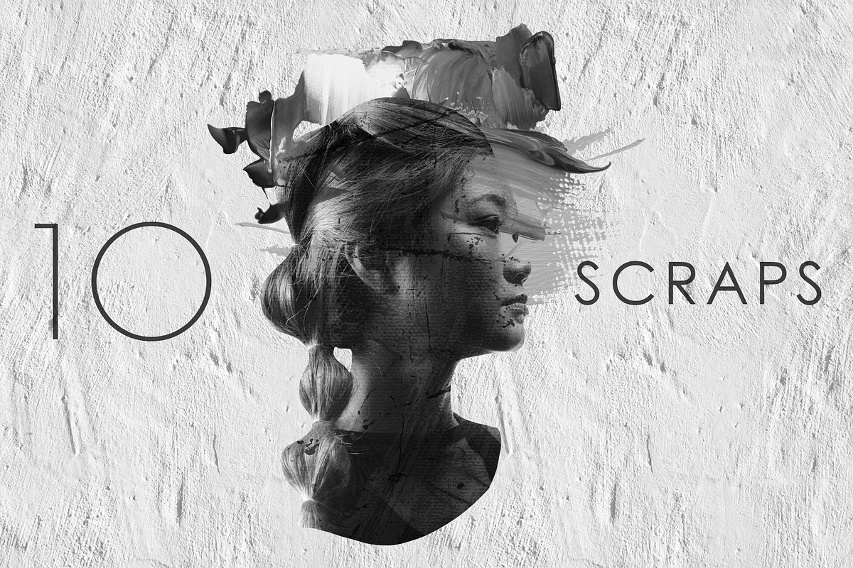 MONOCHROME collage pack, an Object Graphic by Natali Batu (Photo 19 of 31)