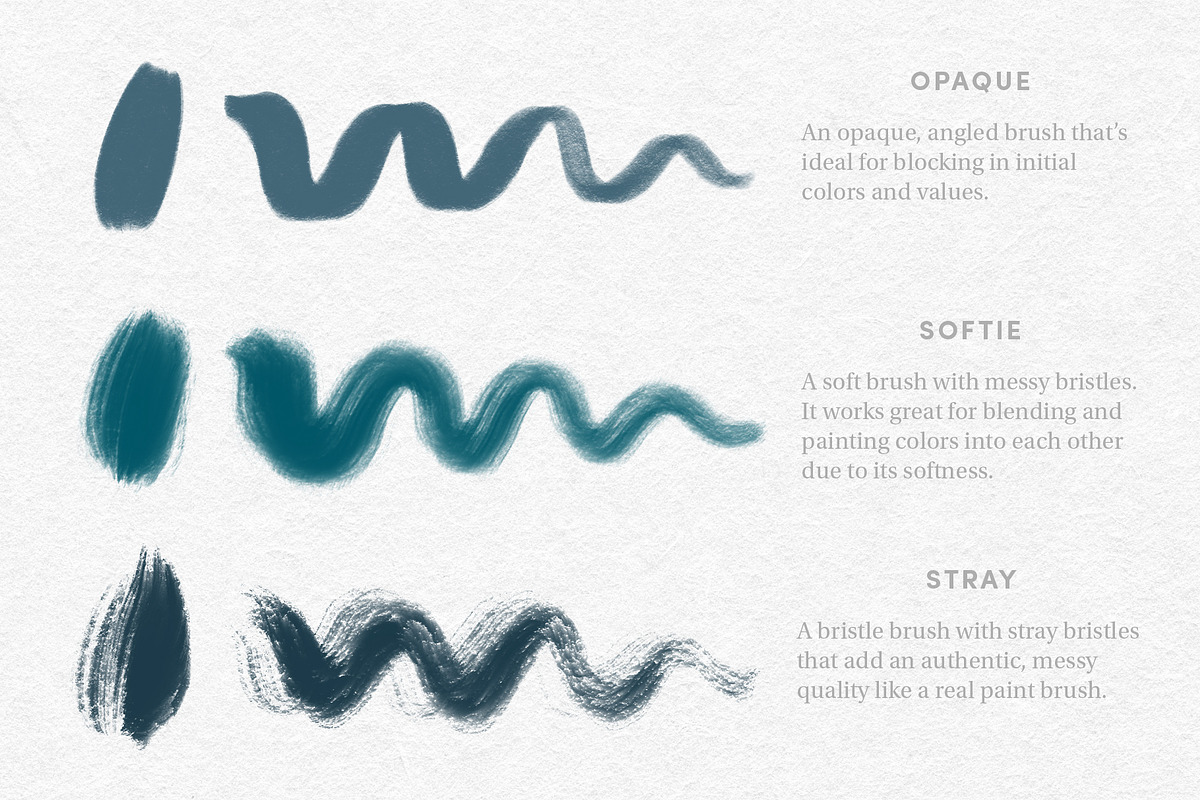 Gouache Set – Procreate Brushes, a Brush Add-On by Sadie Lew (Photo 4 of 17)