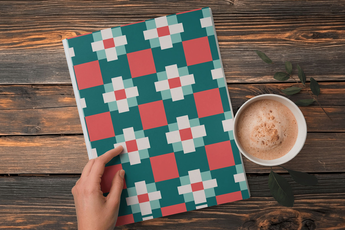 200 Christmas Grid Patterns, a Pattern Graphic by Pattern Whimsy (Photo 9 of 10)