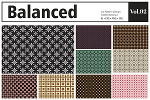 Balanced Pattern, a Pattern Graphic by MSG Studio