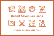 36 Desert Adventure Icons, an Icon by Furnace (Thumbnail 5 of 5)