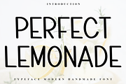 Perfect Lemonade, a Sans Serif Font by FreshTypeINK (Thumbnail 1 of 7)
