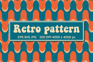 Vintage Wavy Pattern