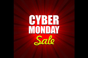 Cyber Monday Background Set