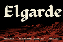 Elgarde Modern Blackletter Font