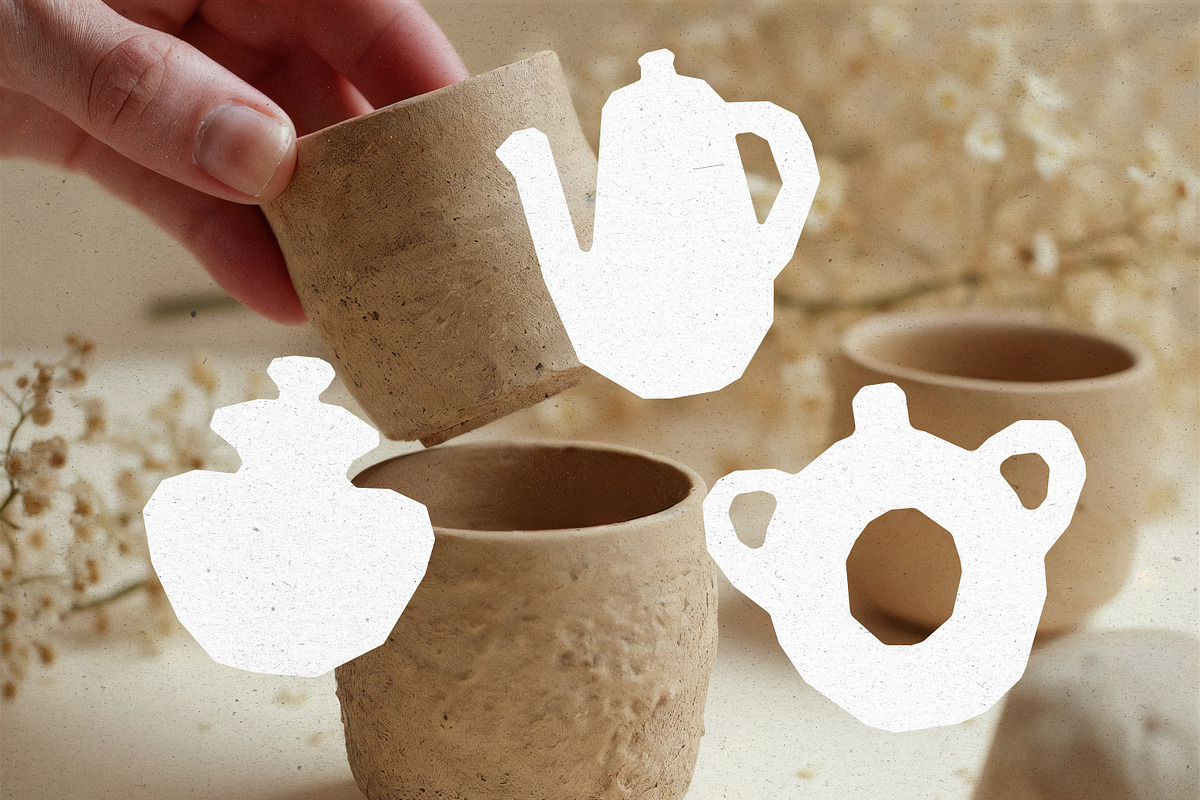 Modern Pottery Silhouettes, an Object Illustration by Tekuni (Photo 5 of 11)
