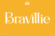 Bravillie - Serif Typeface Font