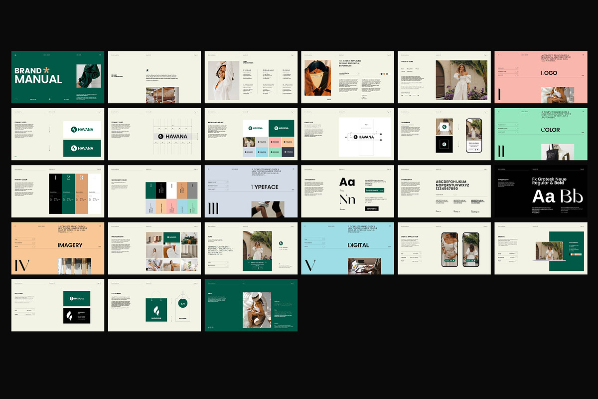 Brand Guidelines Template, a Presentation Template by S A N D Y (Photo 9 of 9)