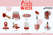 ALL THINGS RED: 250 PNG Elements, an Object Graphic by Megan Aili Designs (Thumbnail 10 of 17)
