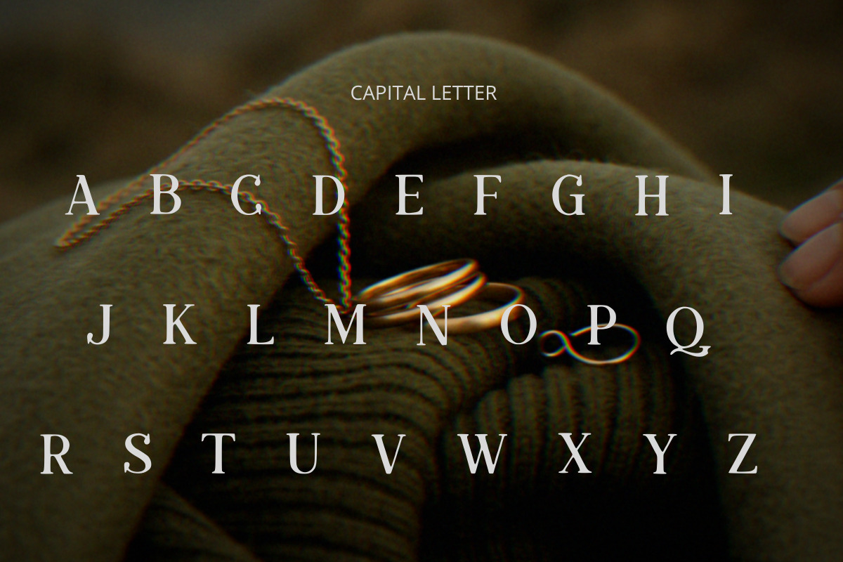 Qaeris Minimal Luxury Serif Typeface, a Serif Font by AN Productions (Photo 2 of 7)