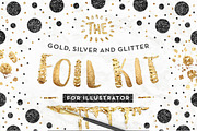 AI Gold Foil Kit Essentials + Bonus!, a Layer Style Add-On by Pink Coffie (Thumbnail 9 of 9)