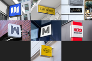 25 Outdoor Logo Signs Mockups, a Product Mockup by Mint Mockups (Thumbnail 4 of 17)