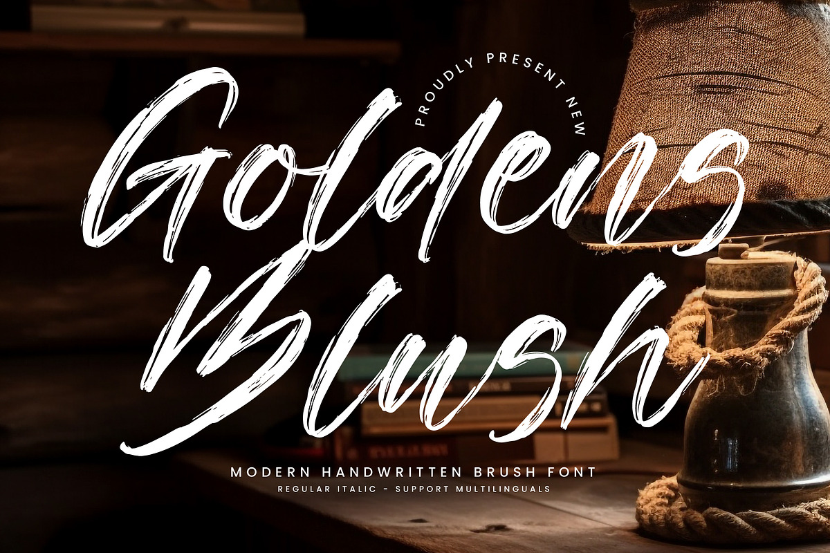 Goldens Blush, a Handwritten Font by Integritype Studio (Photo 1 of 15)