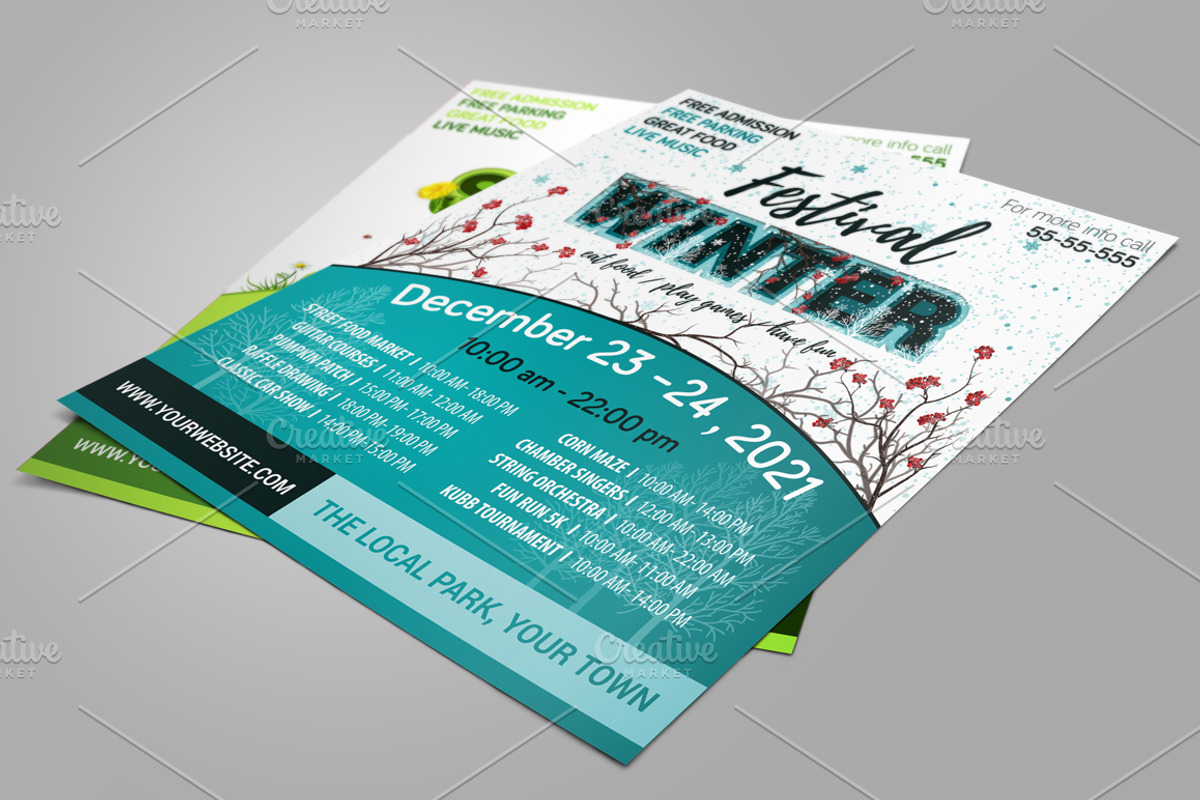 Seasonal Posters and Sale Banner, a Flyer Template by Moloko88 (Photo 3 of 3)