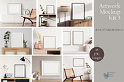 Artwork Frame Mockup Photo Bundle3, a Poster Template by Octopus_Vibes (Thumbnail 1 of 17)