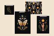Dark Magic Forest Graphics Set, an Animal Illustration by Katerina Osa (Thumbnail 2 of 12)