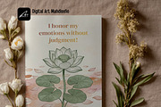 Boho Botanical Affirmation Cards, a Card Template by Digital Art Mahdiseño (Thumbnail 13 of 13)