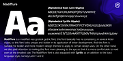 Madiffure Font Family, a Sans Serif Font by Ridtype Foundry (Thumbnail 5 of 12)