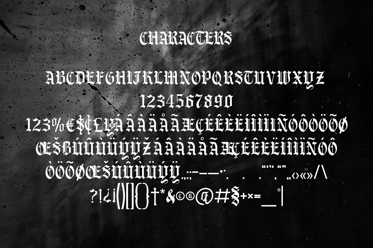 Minerva | Blackletter Font, a Blackletter Font by Muntab_Art (Photo 7 of 8)