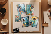 Whimsical Mermaid, Lace Journal Page, a Person Illustration by Digital Art Mahdiseño (Thumbnail 10 of 10)