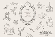 Vintage Literary Line Art collection, a Decorative Illustration by Eva Gentle (Thumbnail 6 of 13)