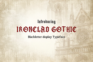 Ironclad Gothic Blackletter