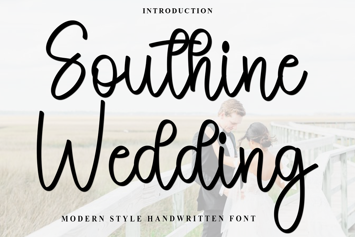 Southine Wedding, a Handwritten Font by FreshTypeINK (Photo 1 of 8)