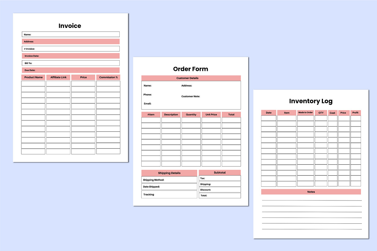 2026 Craft Business Bundle, a Stationery Template by Shumaya (Photo 5 of 5)