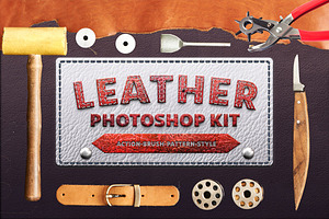 Photoshop Leather Kit