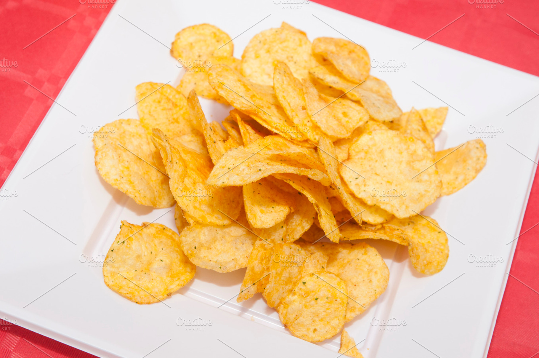 Potato chips featuring chip, chips, and contents, a Food & Drink Photo by Arnaufoto