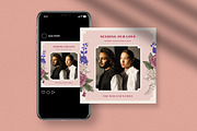 Valentine Greeting Card, a Card Template by graphicook (Thumbnail 4 of 4)