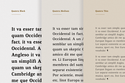 Quatera Serif Family (9 Weights), a Serif Font by Typia Nesia (Thumbnail 2 of 13)