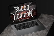 Daemon Sickness | Black Metal Font, a Blackletter Font by Denustudios (Thumbnail 8 of 12)