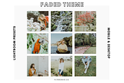 Faded Mobile Lightroom Presets, an Action Add-On by Filtercrave (Thumbnail 2 of 9)