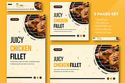 Juicy Chicken Fillet Banner, an UI Kit Template by MightyDesign (Thumbnail 2 of 5)