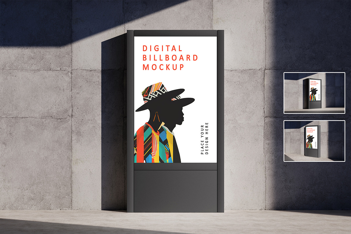 Digital Billboard Mockup, an Advertising Mockup by Farabion Studio (Photo 1 of 4)