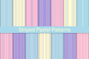 #244 Striped Pastel Patterns, a Pattern Graphic by Plaid4You (Thumbnail 1 of 5)