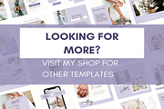 Purple Wedding/Florist Instagram, a Social Media Template by LushBury (Thumbnail 9 of 9)