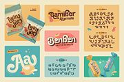Gamiber, a Sans Serif Font by Burntilldead (Thumbnail 7 of 12)