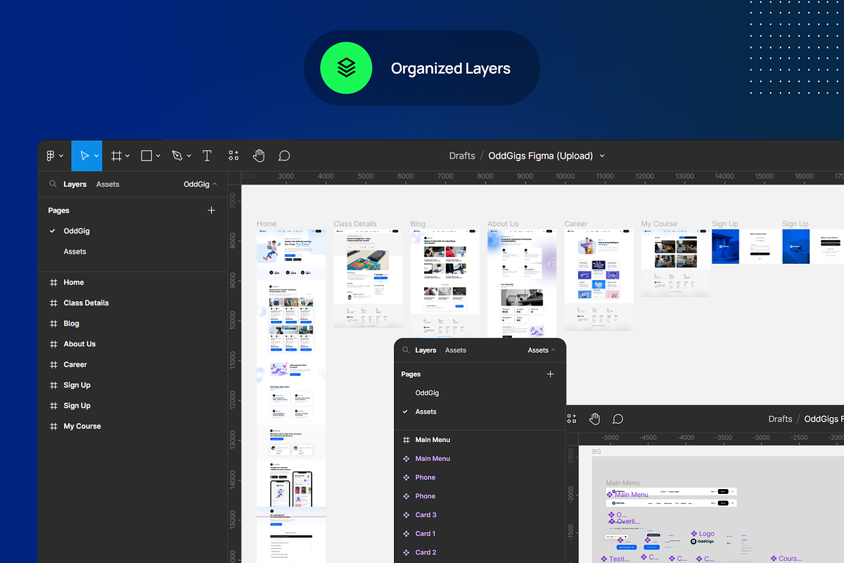 OddGigs Figma Design Kit for LMS, an UI Kit Template by Themesmile (Photo 4 of 5)