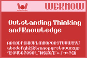 Optimized Thought font, a Font by weknow (Thumbnail 2 of 8)