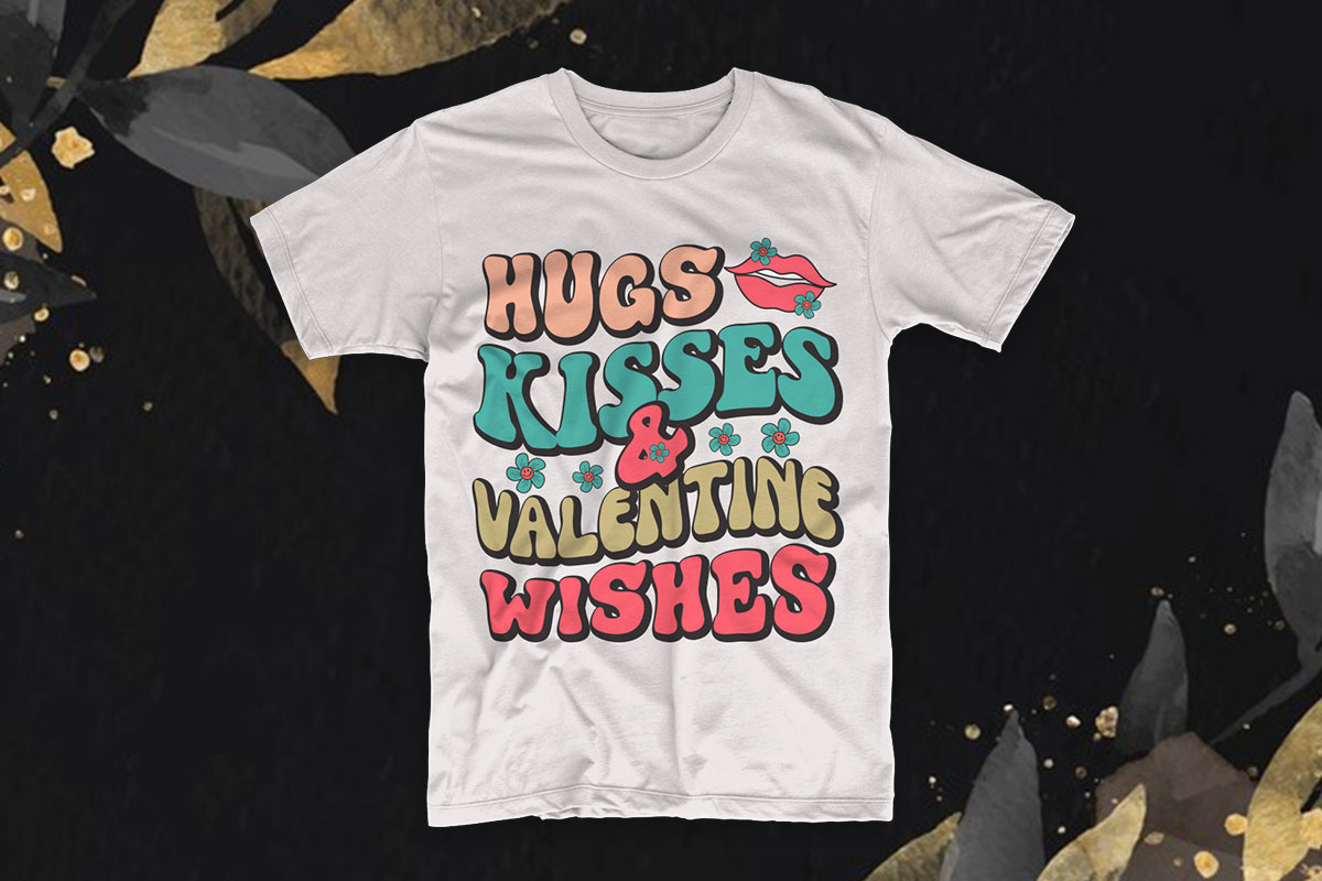 Hugs Kisses & Valentine Wishes, an Illustration by T-shirt Pond (Photo 2 of 3)