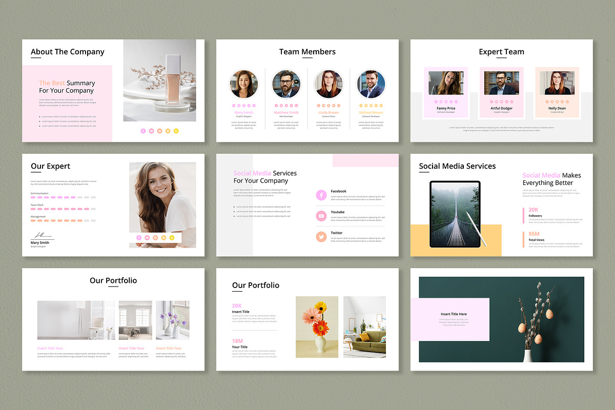 Social Media Marketing Presentation, a Presentation Template by Mighty-Slide (Photo 3 of 18)