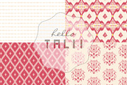 Summer Ikat Digital Paper, a Pattern Graphic by Hello Talii (Thumbnail 3 of 4)