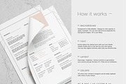 3 page Resume Template / Rhian, a Resume Template by This Paper Fox (Thumbnail 4 of 5)