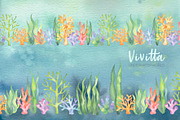 Ocean, sea world, underwater, fishes, an Animal Illustration by Vivitta (Thumbnail 7 of 7)