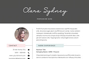 Creative Resume Template for Word, a Resume Template by GResume (Thumbnail 6 of 9)