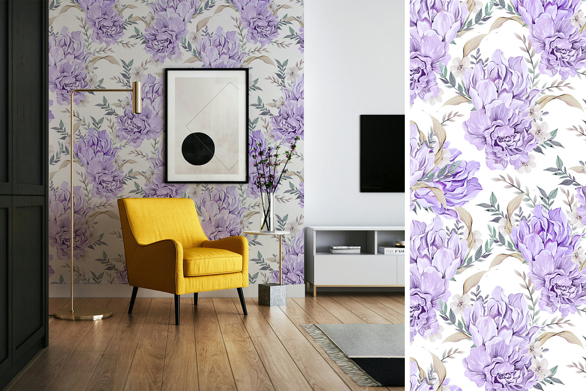 21 Watercolor Seamless Pattern, a Pattern Graphic by Knopazyzy (Photo 6 of 17)