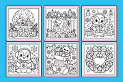 Bold Easy Cute Christmas Coloring, a Seasonal Illustration by Design Station (Thumbnail 3 of 6)