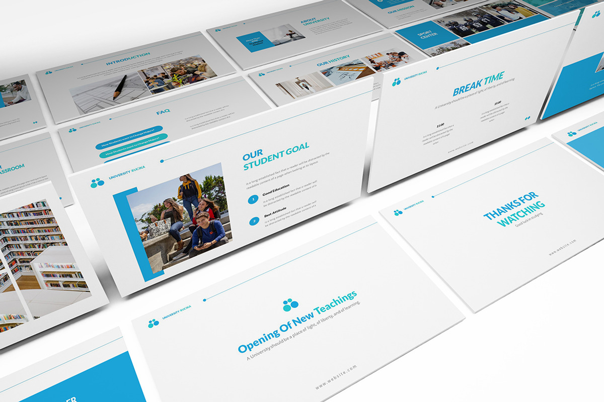 University Powerpoint Template, a Presentation Template by Formatika Studio